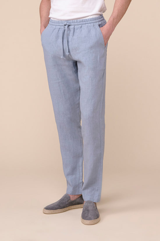 Fedeli Bonifacio Linen Pants WHITE