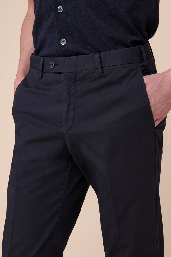 Fedeli Boston Cotton Old Pants MIDNIGHTBLUE