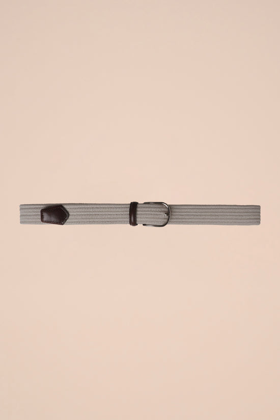 Fedeli Braided Elastic Cotton Belt DARKOLIVEGREEN