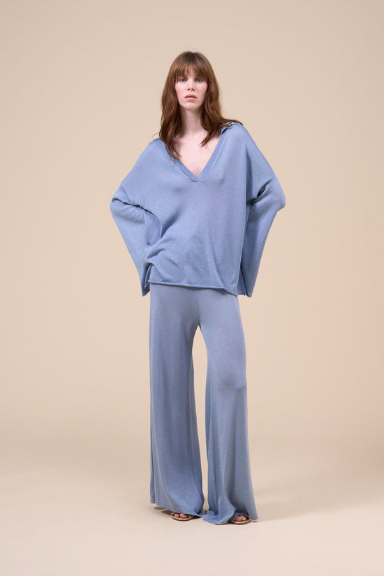 Fedeli Cora Lunar Cotton Blend Blouse WHITE