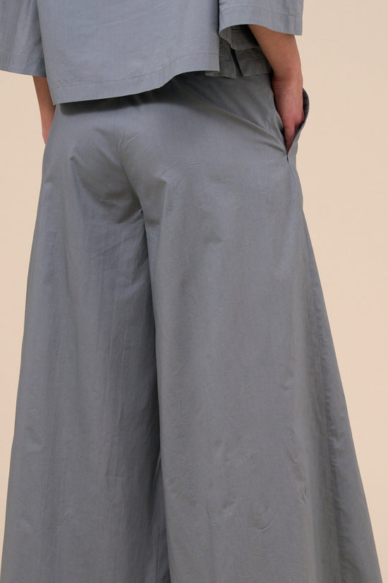 Fedeli Elena Cotton Silk Pants DARKOLIVEGREEN