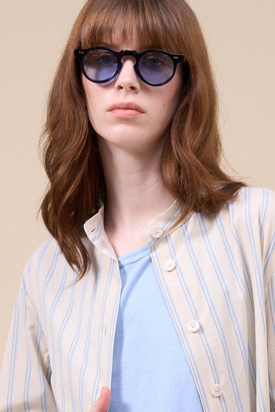 Fedeli Elettra Cotton Stripe Dress WHEAT