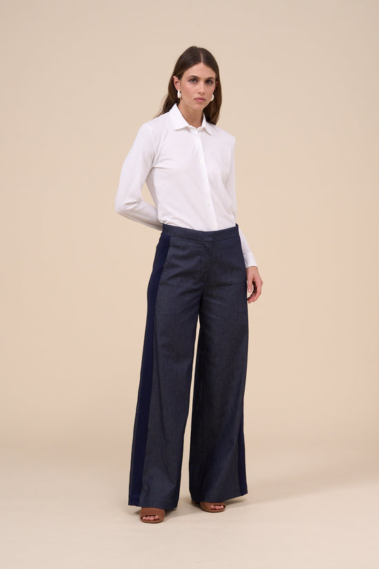 fedeli Gaia Denim Flared Pants MIDNIGHTBLUE