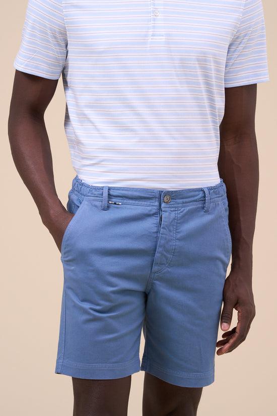 Fedeli Jupiter Cotton Old Shorts STEELBLUE