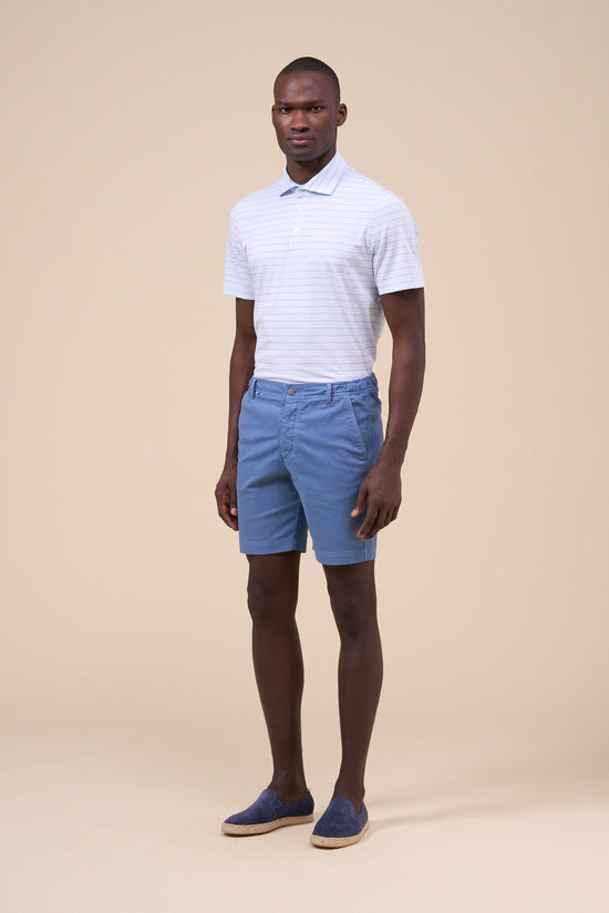 fedeli Jupiter Cotton Old Shorts STEELBLUE