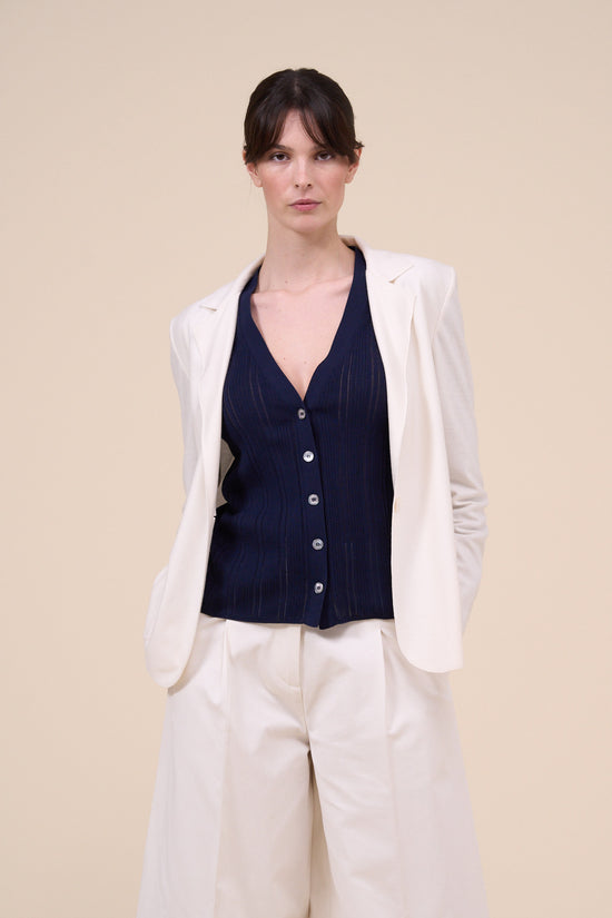 Fedeli Kelly Cashmere Jersey Jacket LIGHTSTEELBLUE