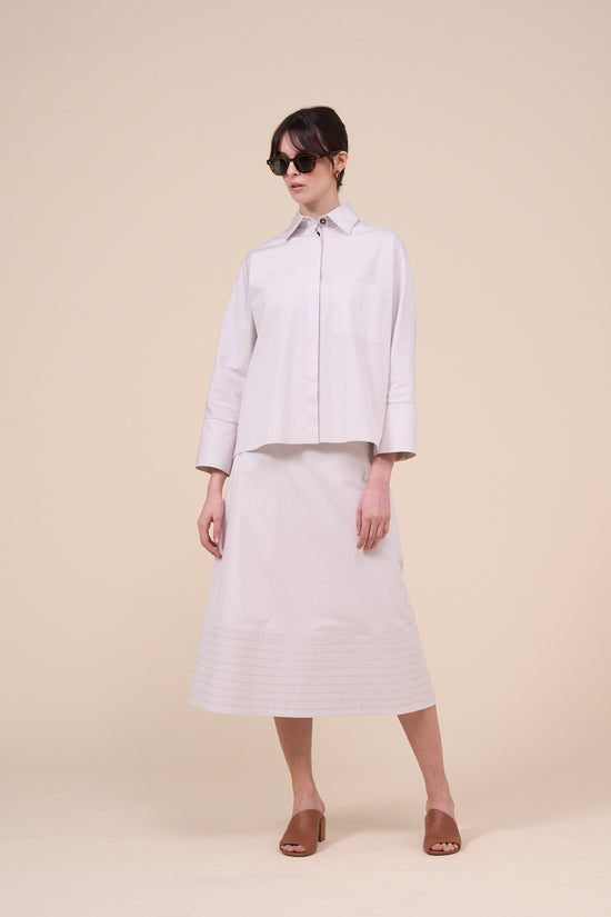 Fedeli Letizia Stretch Cotton Shirt SAND