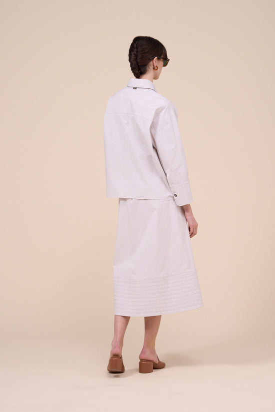 Fedeli Letizia Stretch Cotton Shirt SAND