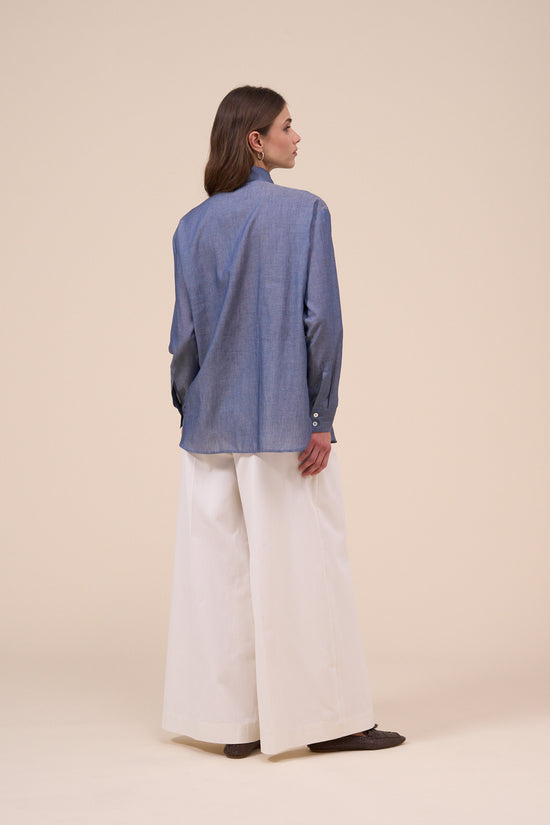 Fedeli Palmaria Denim Light Shirt MIDNIGHTBLUE