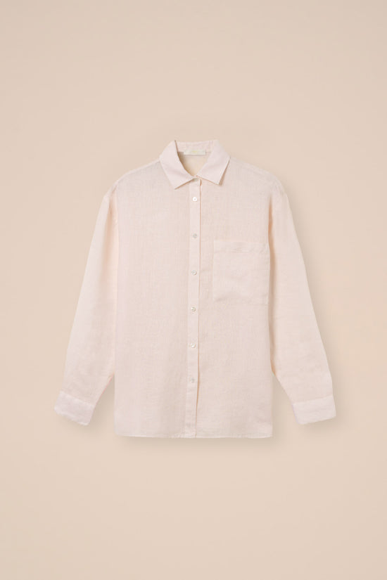 fedeli Palmaria Dyed Linen Long Sleeve Shirt SAND fedeli Palmaria Dyed Linen Long Sleeve Shirt SAND