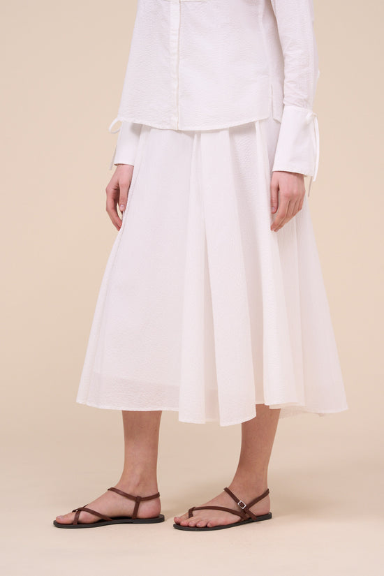 Fedeli Venere Seerstripe Skirt WHITE