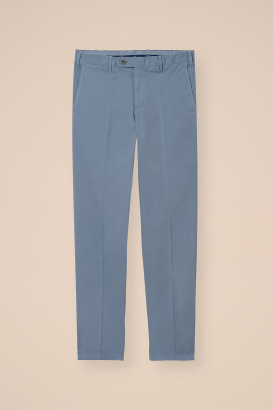 fedeli Yale Cotton Old Pants STEELBLUE