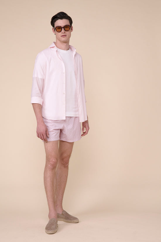 fedeli Madeira - The Sakar Swim Trunk - Floral Pattern LIGHTCORAL