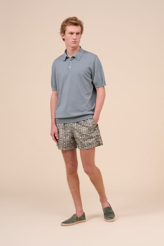 fedeli Madeira - The Sustainable Swim Trunk - Oasis Pattern DARKOLIVEGREEN fedeli Madeira - The Sustainable Swim Trunk - Oasis Pattern DARKOLIVEGREEN