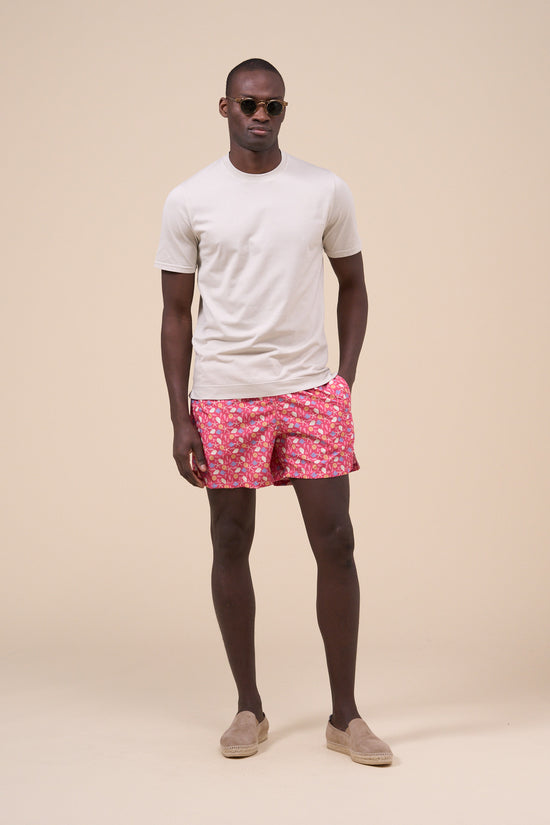 fedeli Madeira - The Sustainable Swim Trunk - Shells Pattern LIGHTCORAL fedeli Madeira - The Sustainable Swim Trunk - Shells Pattern LIGHTCORAL