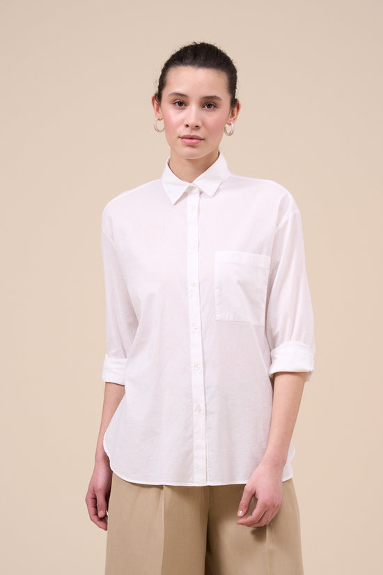 Fedeli Palmaria Cotton Voile Dusty Shirt LIGHTCORAL