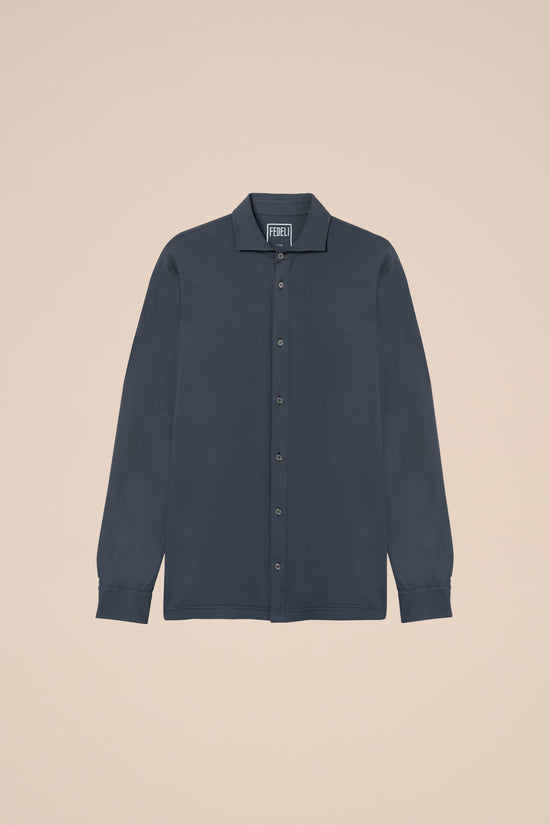 fedeli Paul Dry Jersey Dusty Long Sleeve Shirt ANTHRACITE