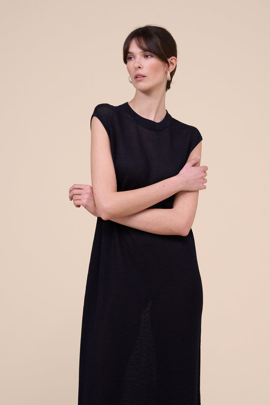 Fedeli Psiche Lunar Cotton Blend Dress LIGHTSTEELBLUE