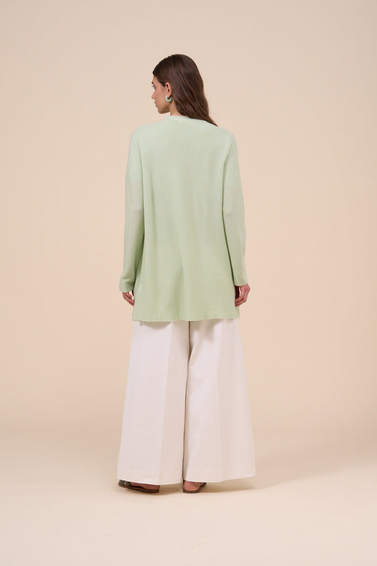 Fedeli Rometta Pearly Cashmere Silk Open Cardigan SAND
