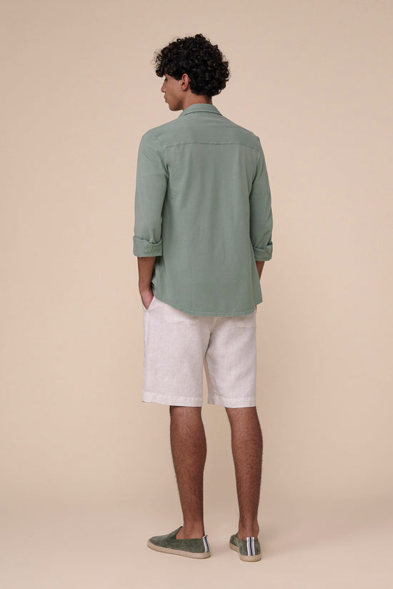 Fedeli Steve Piquet Organic Cotton Shirt LIGHTGREEN