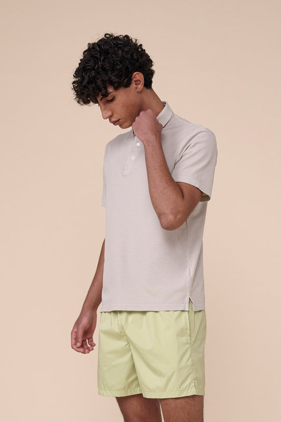 fedeli Zero Superlight Piquet Short Sleeve Polo SILVER