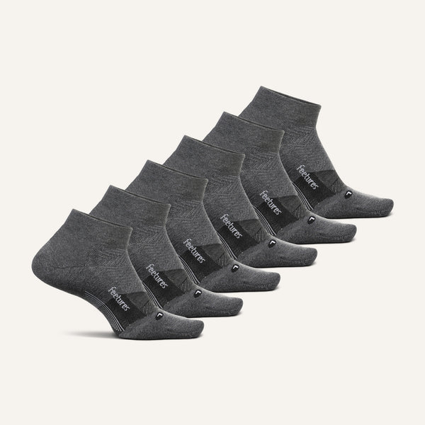 Feetures Elite Golf Max Cushion Low Cut 6 Pack White