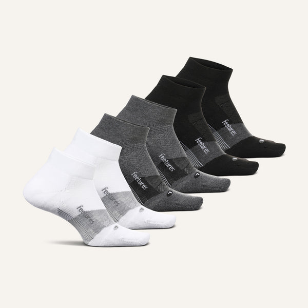feetures Elite Golf Max Cushion Low Cut 6 Pack white