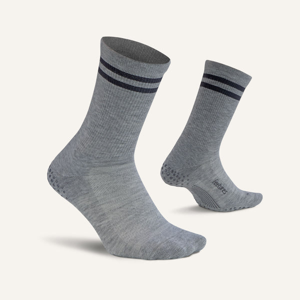 Feetures Elite Grip Max Cushion Mini Crew Steady Stripe