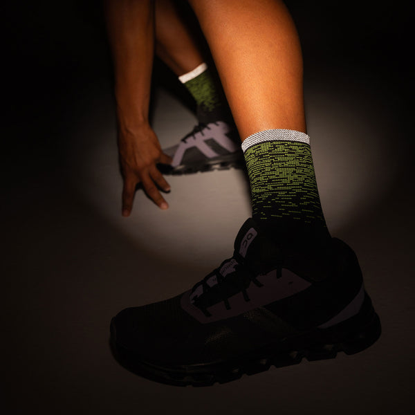 Feetures Elite Light Cushion Reflective Mini Crew Light Wave