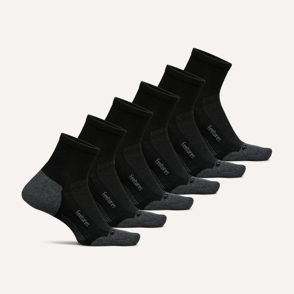 feetures Elite Max Cushion Quarter 6 Pack white mix