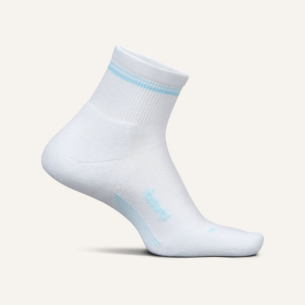 feetures Elite Max Cushion Quarter Limited Edition Stripe white stripe