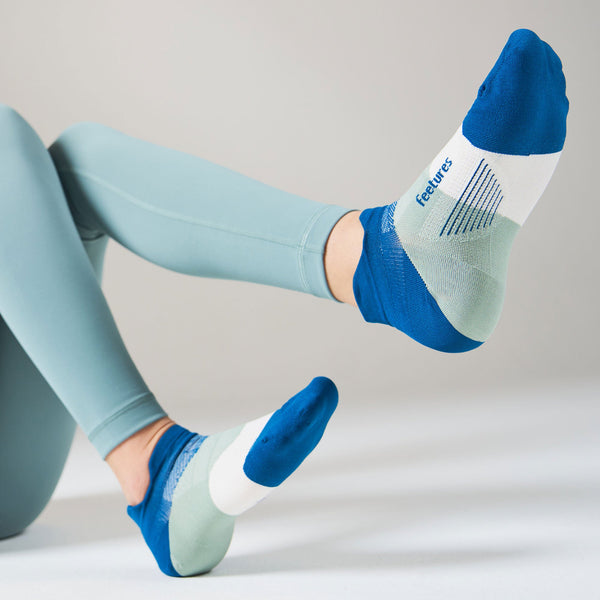 Feetures Elite Ultra Light Tab 3 Pack Melon Sky Mix