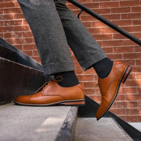 Feetures Everyday Men's Max Cushion Crew Casual Rib Black