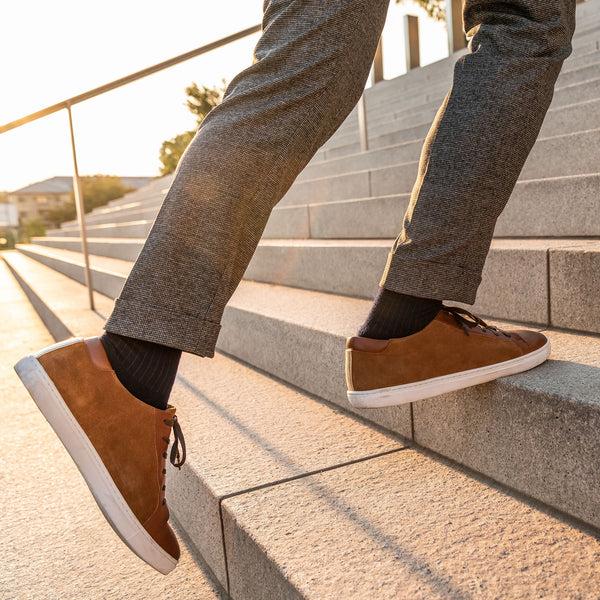 Feetures Everyday Men's Max Cushion Crew Classic Rib Black