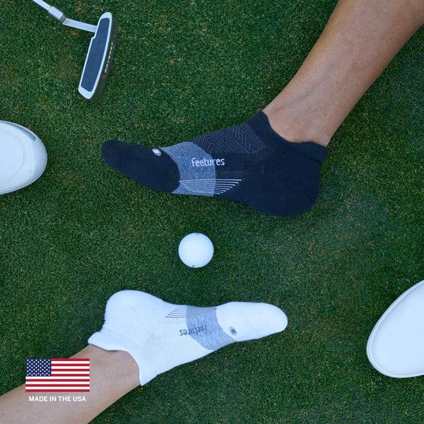 Feetures Elite Golf Max Cushion Tab 6 Pack Gray