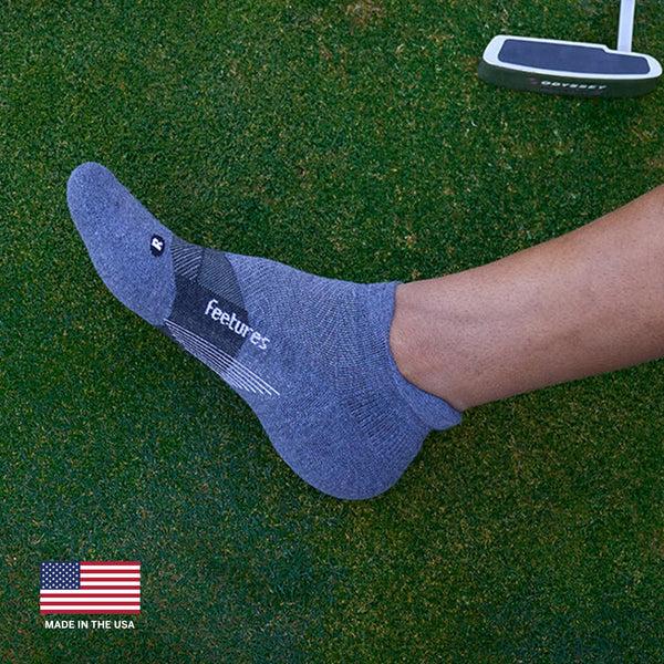 Feetures Elite Golf Max Cushion Tab 6 Pack Gray