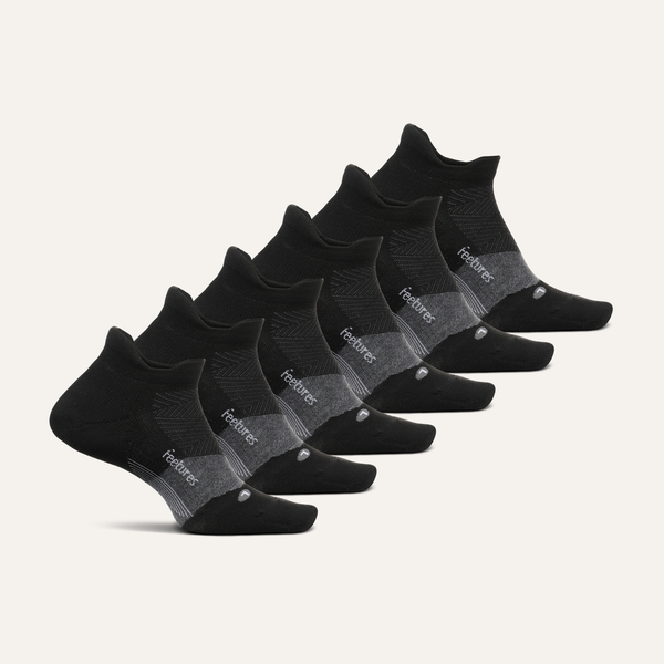 feetures Elite Golf Max Cushion Tab 6 Pack gray
