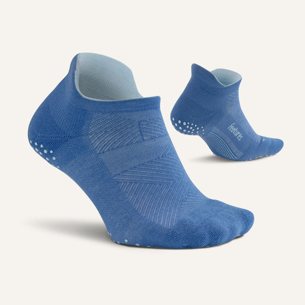 Feetures Elite Grip Max Cushion Tab Flex Blue