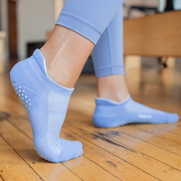 Feetures Elite Grip Max Cushion Tab Flex Blue