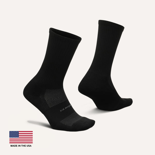 Feetures High Performance Max Cushion Crew White