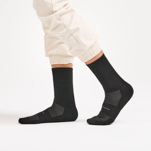 Feetures High Performance Max Cushion Crew White