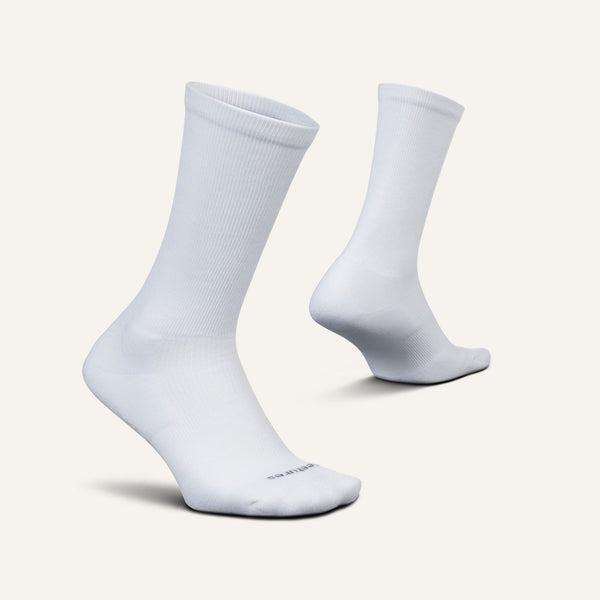 Feetures Therapeutic Max Cushion Crew White