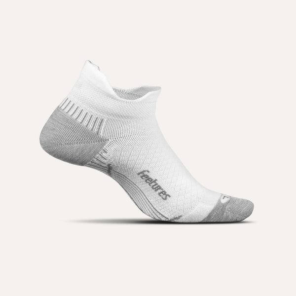 feetures Plantar Fasciitis Relief Sock Ultra Light Tab white