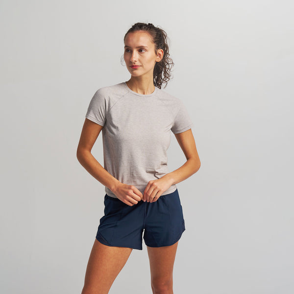 feetures Women’s Stride Flex Performance Tee blizzard