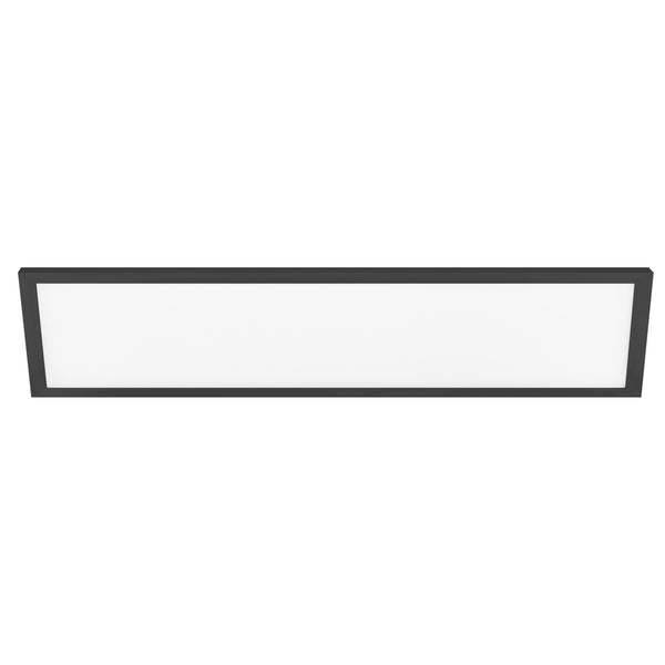feit electric 1 ft. x 4 ft. 50W (80W Replacement) Selectable White (5CCT) Matte Black Flat Panel LED Light Fixture