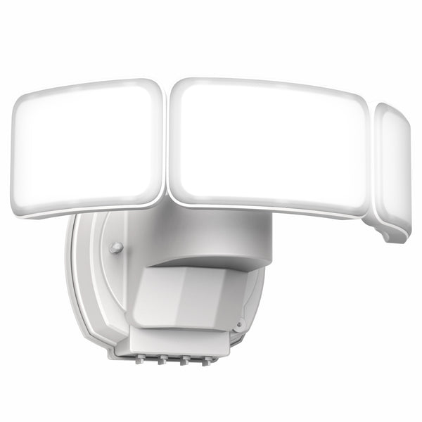 feit electric 10.5 in. 46W Selectable White LED Triple Head Motion Security Flood Light