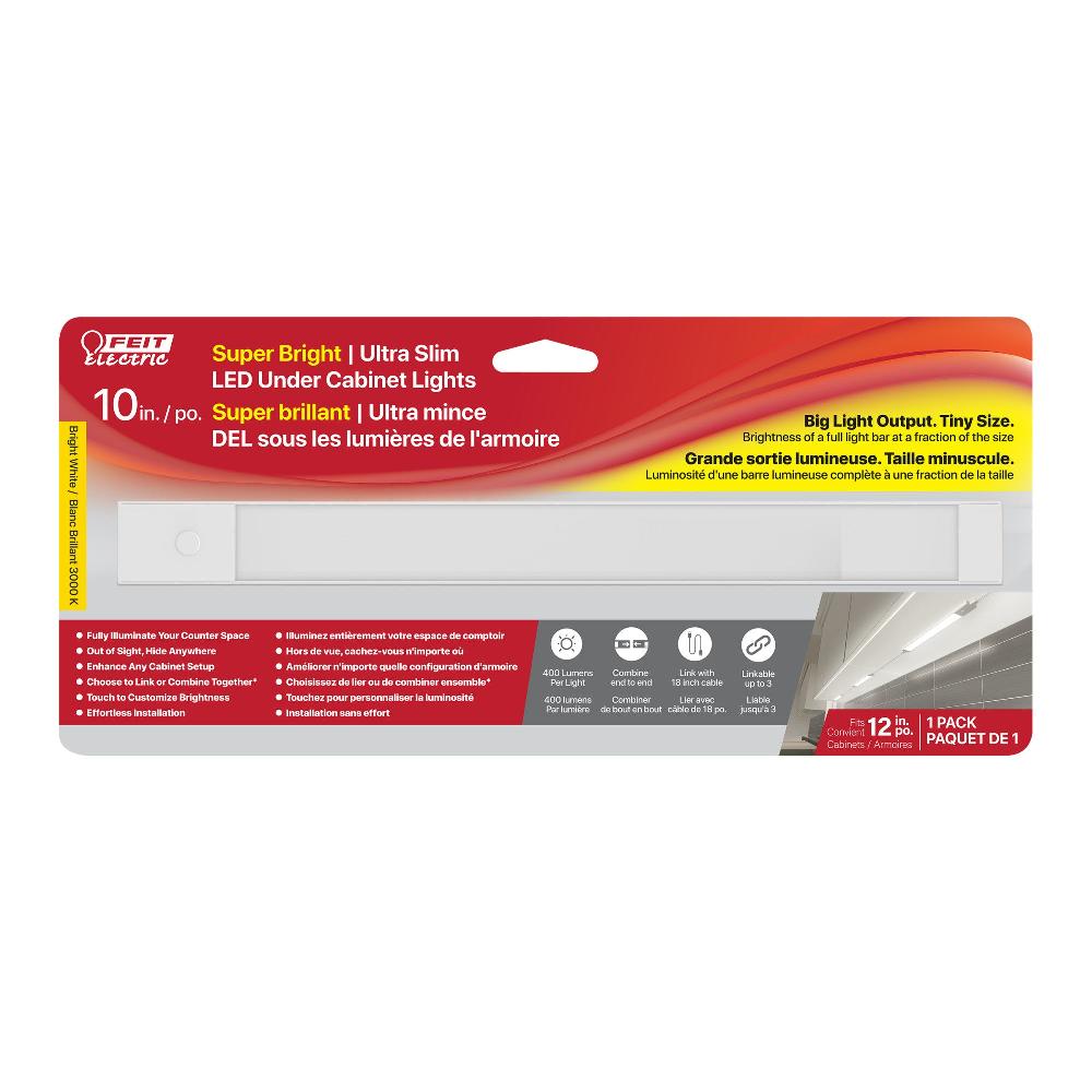 Feit Electric 10 In. Bright White (3000K) Under Cabinet Light