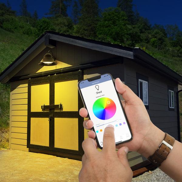 Feit Electric 11.1W (90W Replacement) Color Changing E26 Base PAR38 Dimmable Alexa Google Smart LED Light Bulb