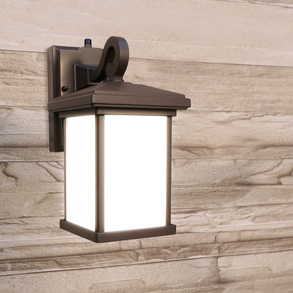 Feit Electric 11 In. OneSync Landscape 120V Bronze Square Decorative Lantern