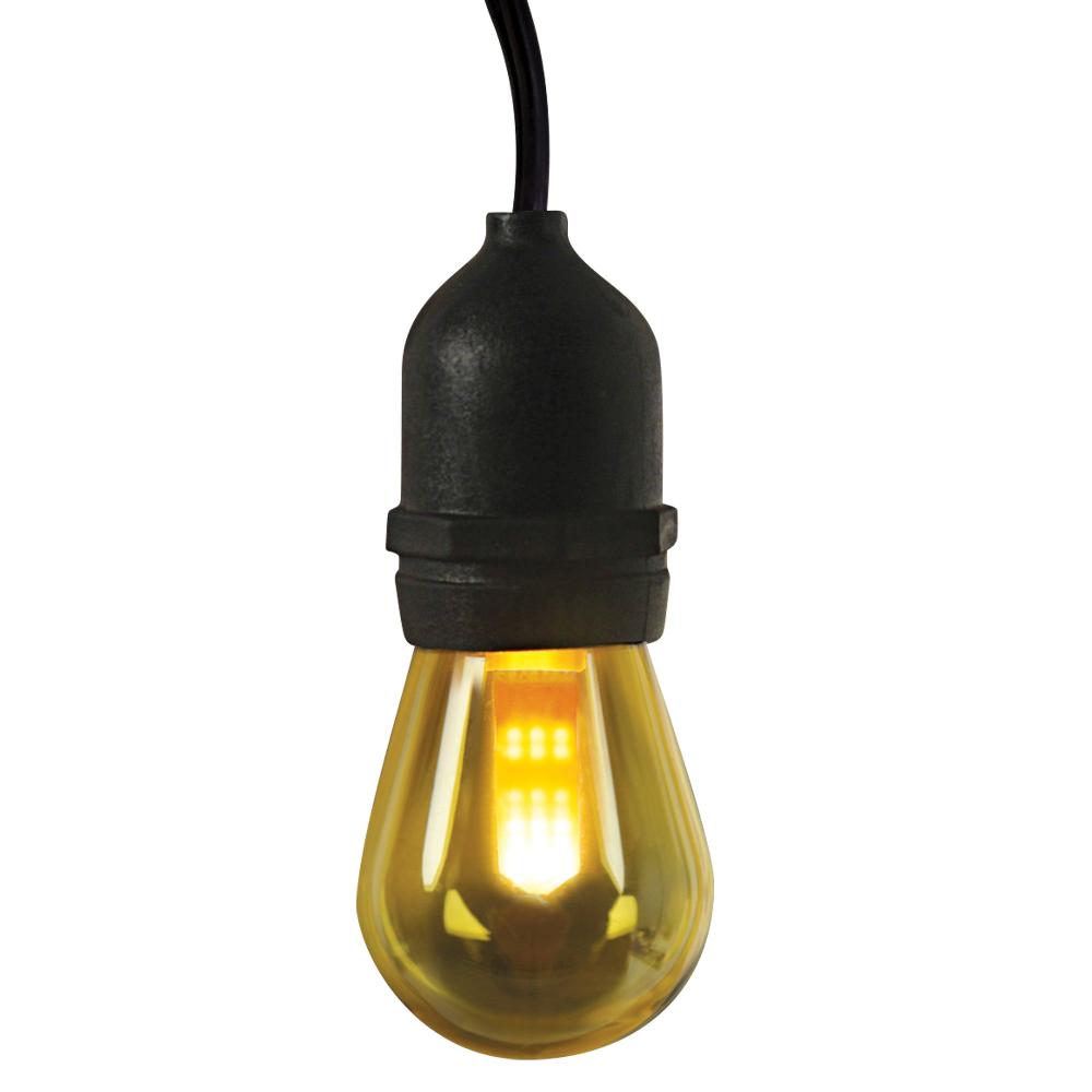 Feit Electric 12 Ft. Amber (1800K) Flame Effect LED String Lights